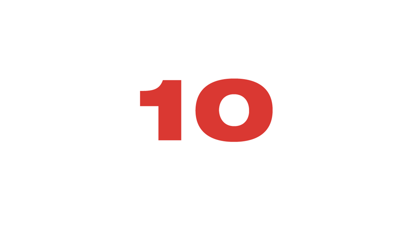10 - 1 TOPPING PIZZAS image